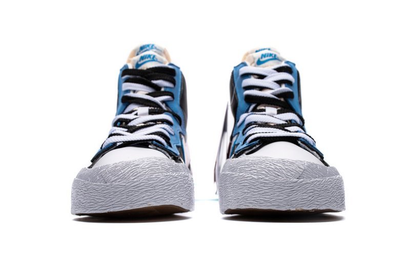 Nike Blazer Mid sacai White Black Legend Blue - Image 4