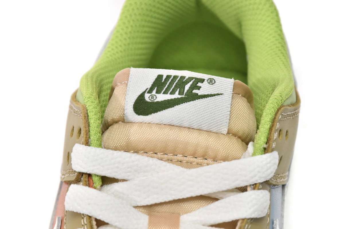 Nike Dunk Low Brown Veail Sail Vivid Green - Image 5