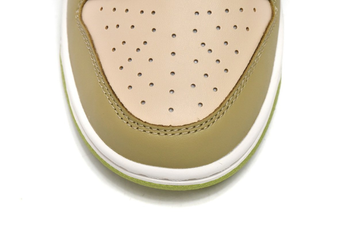 Nike Dunk Low Brown Veail Sail Vivid Green - Image 7