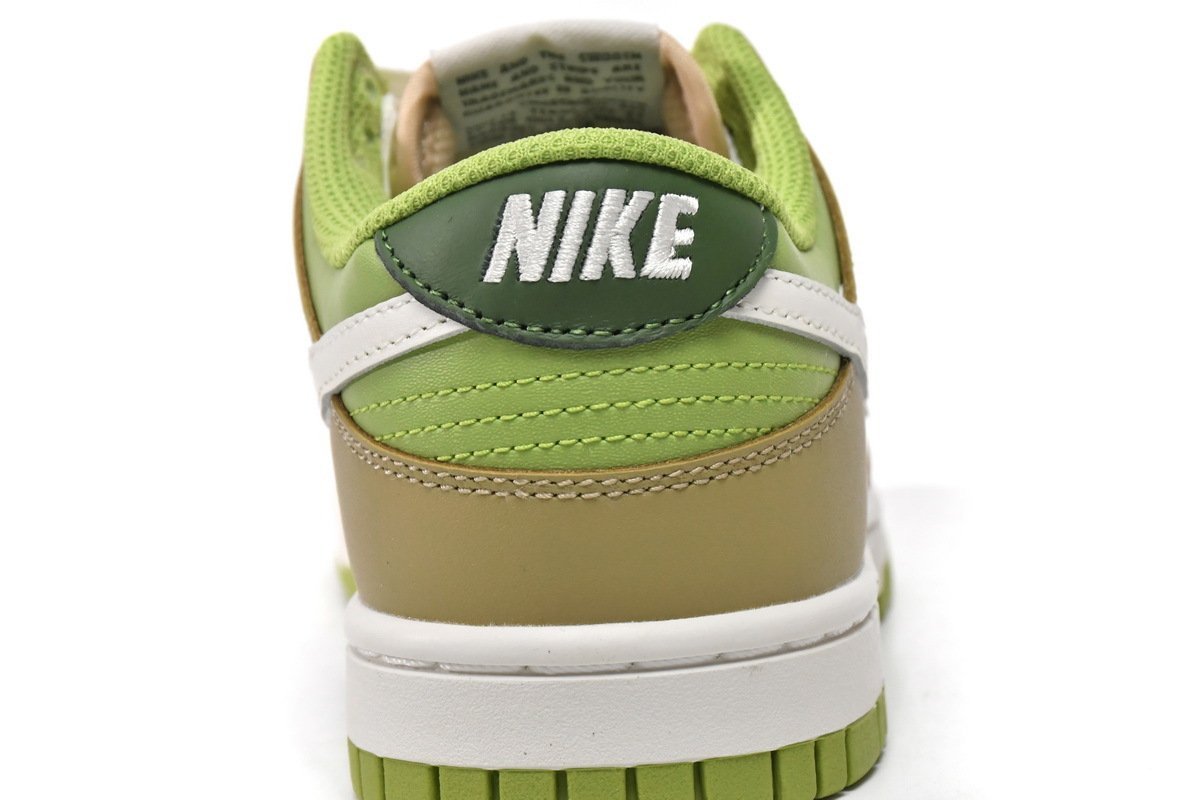 Nike Dunk Low Brown Veail Sail Vivid Green - Image 11