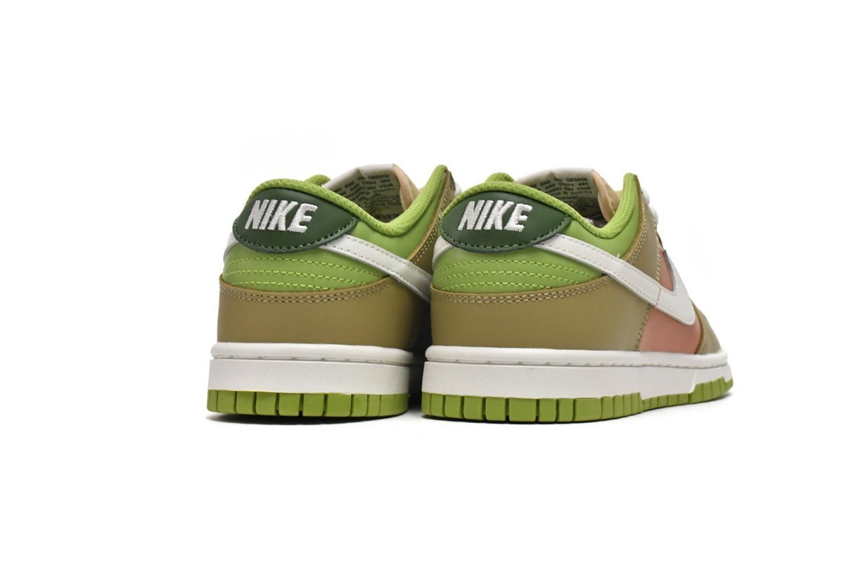 Nike Dunk Low Brown Veail Sail Vivid Green - Image 15