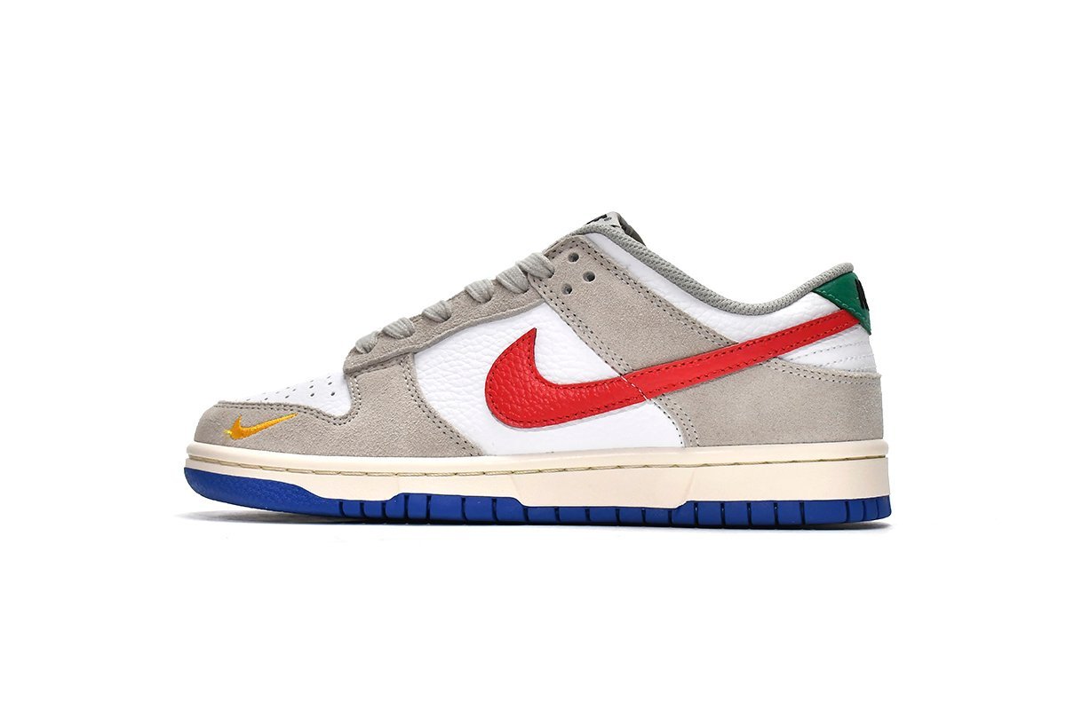 Nike Dunk Low Light Iron Ore Red Blue