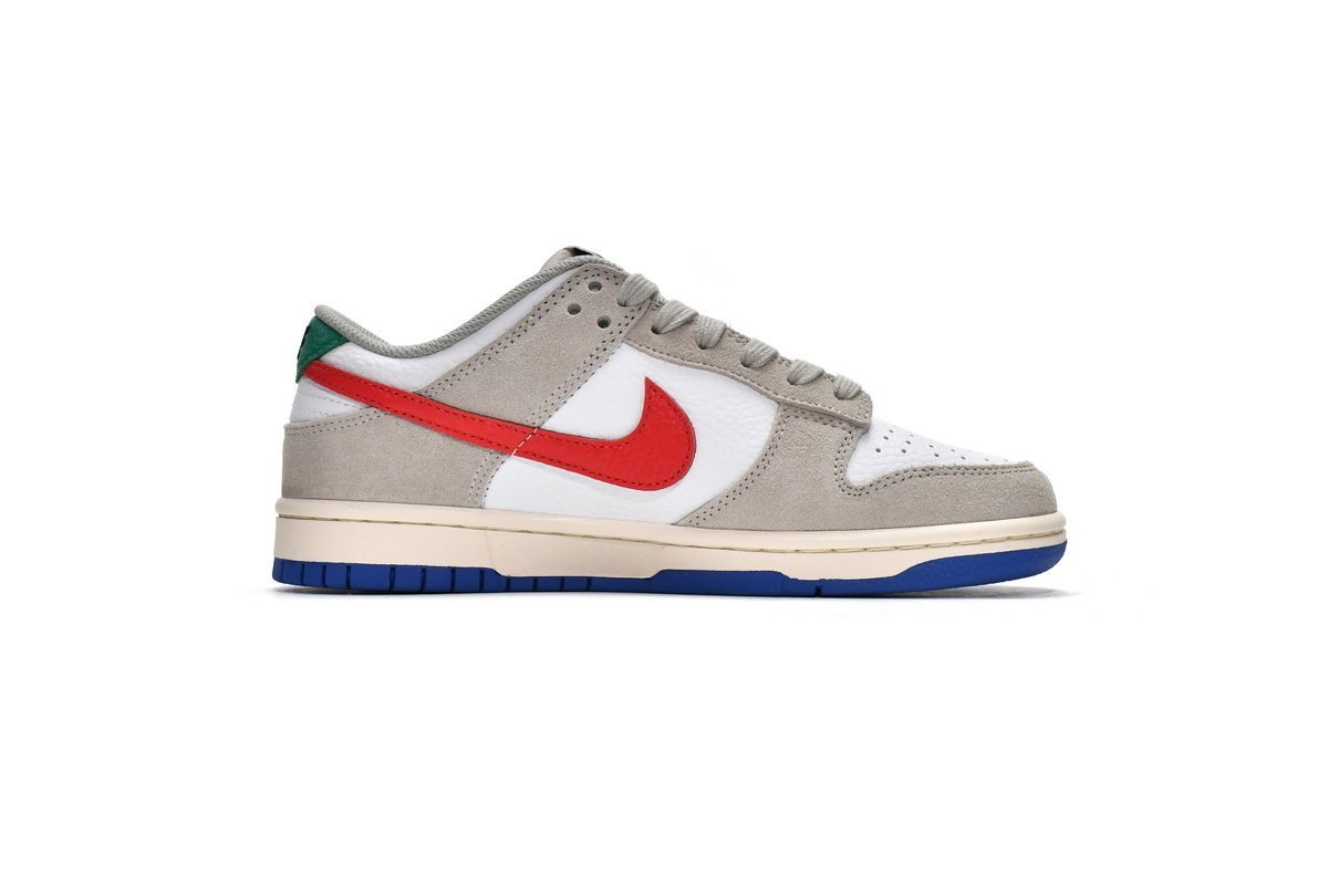 Nike Dunk Low Light Iron Ore Red Blue - Image 2