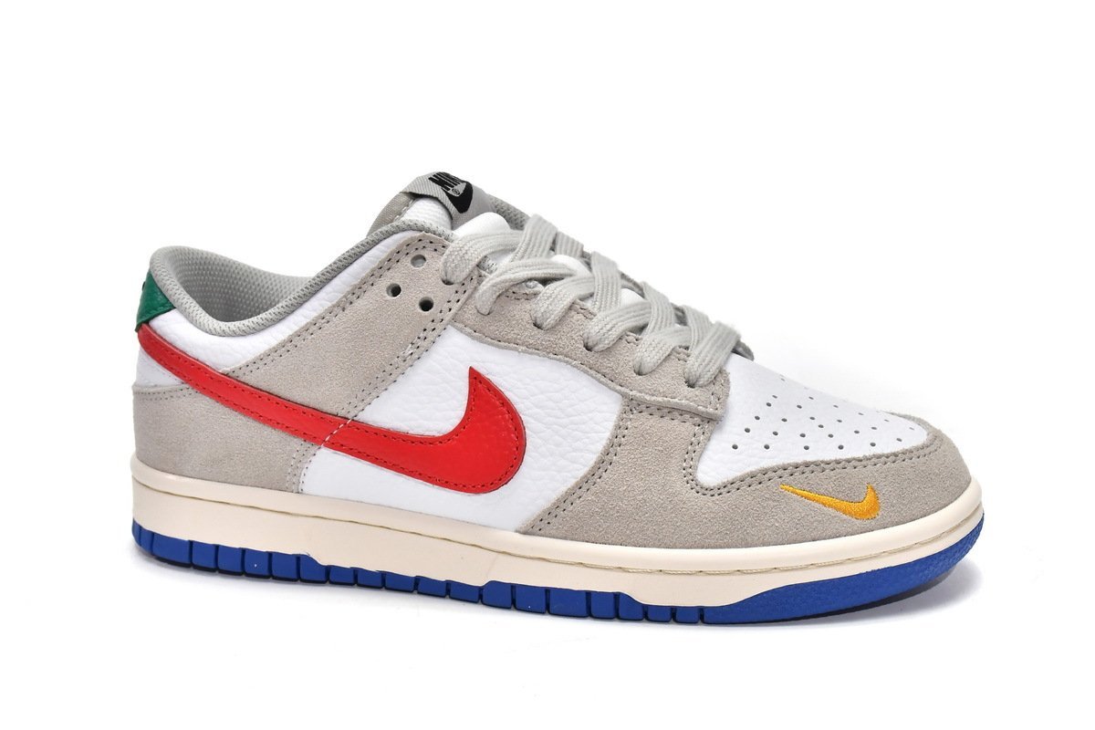 Nike Dunk Low Light Iron Ore Red Blue - Image 3