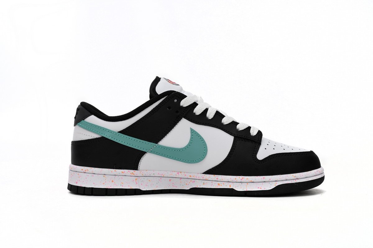 Nike Dunk Low Multiple Swooshes White Washed Teal - Image 2