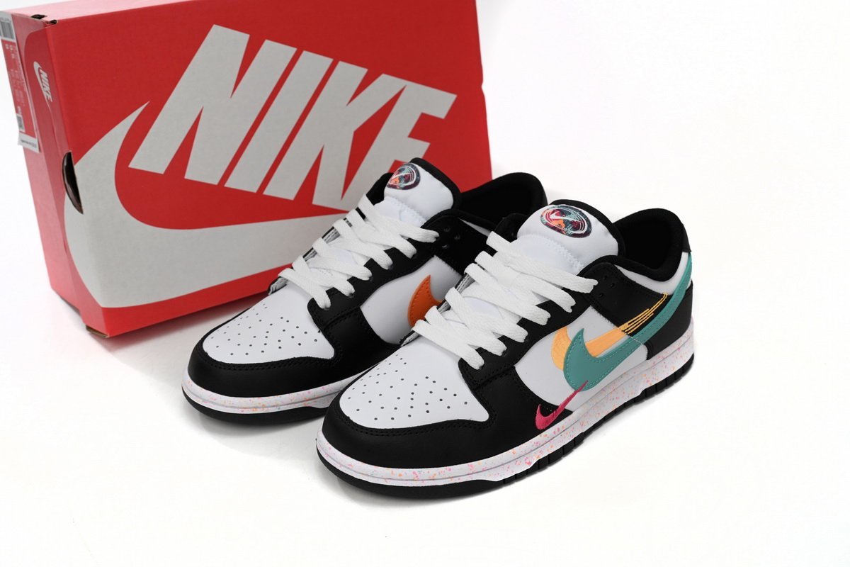 Nike Dunk Low Multiple Swooshes White Washed Teal - Image 14