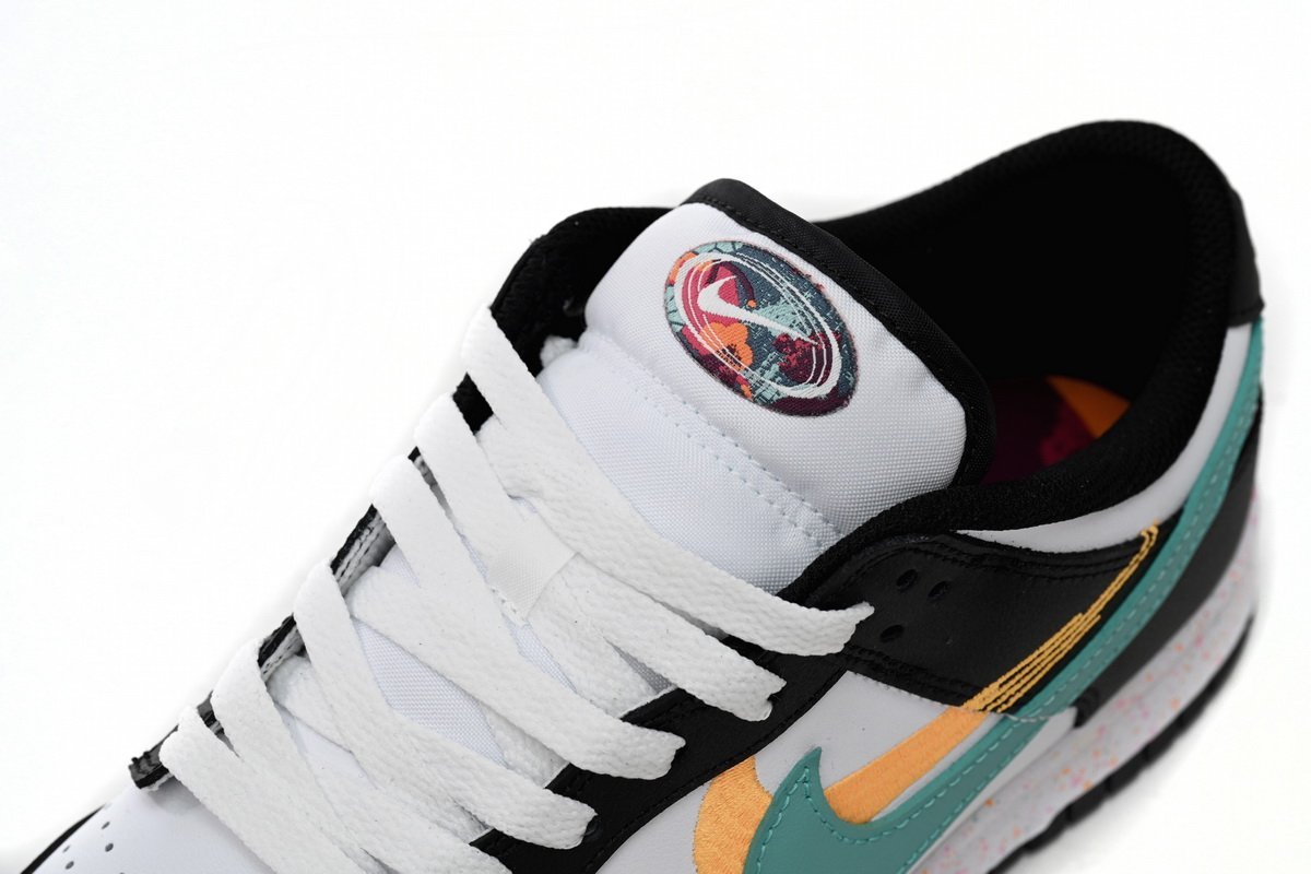 Nike Dunk Low Multiple Swooshes White Washed Teal - Image 4