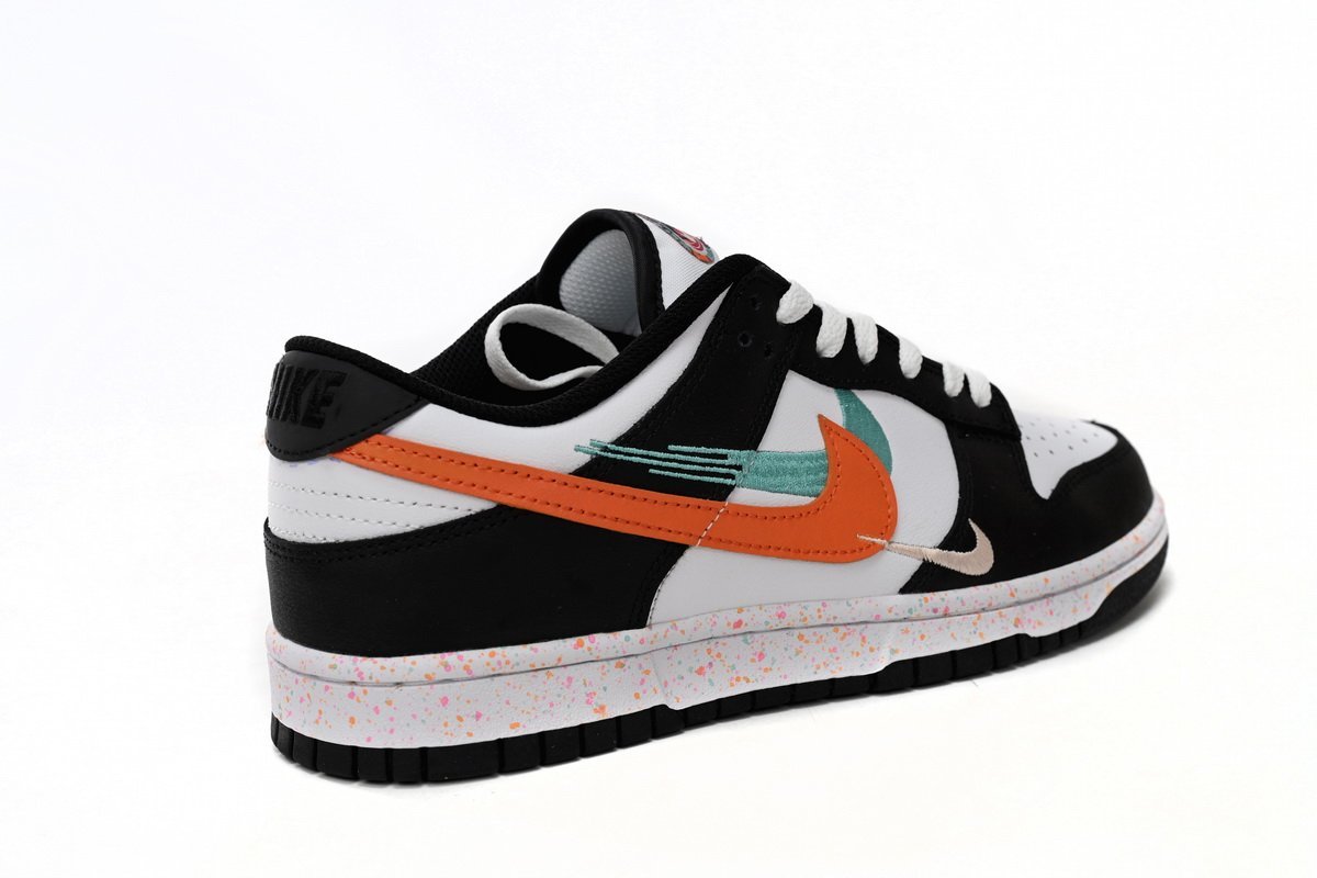 Nike Dunk Low Multiple Swooshes White Washed Teal - Image 3