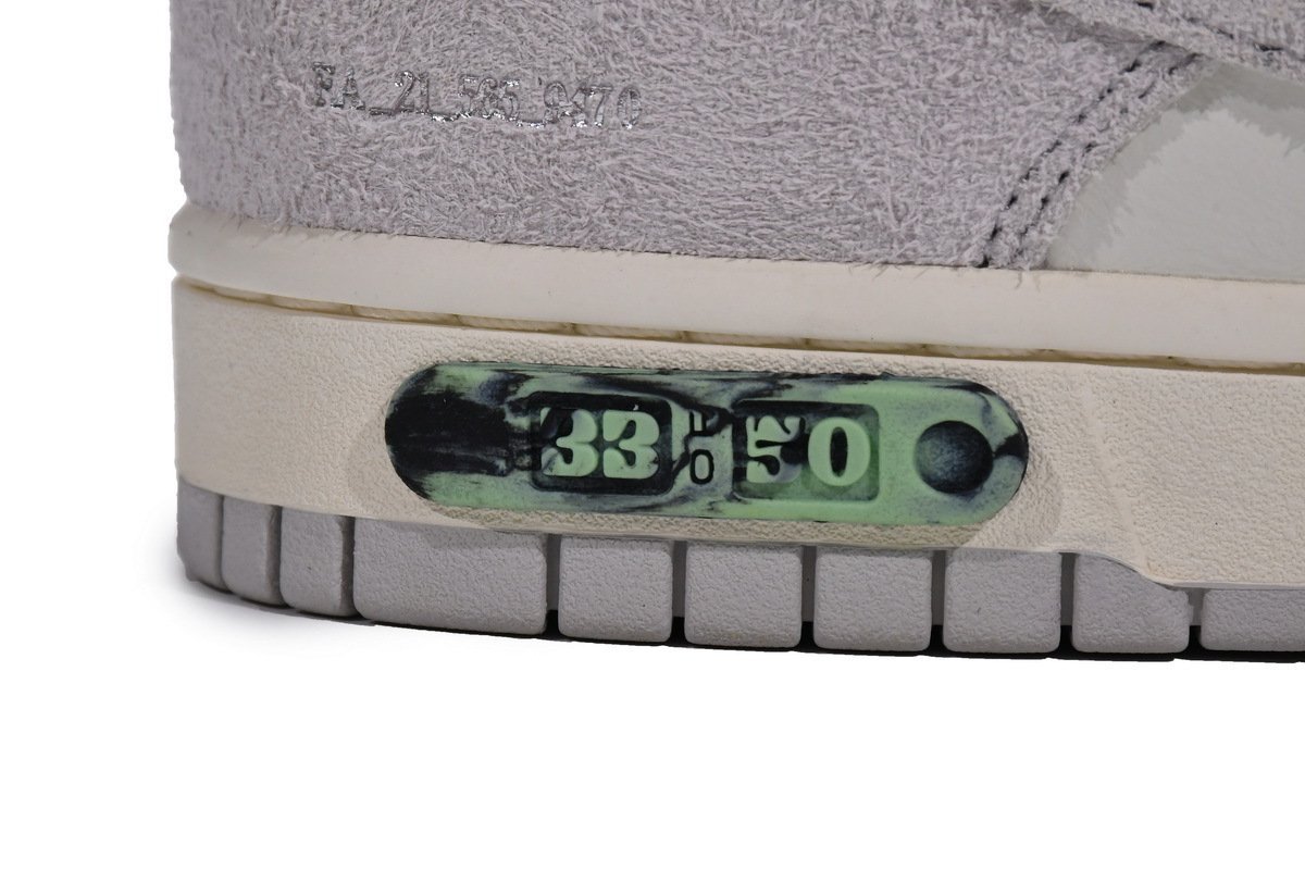 Nike Dunk Low Off-White Lot 33 - Image 9