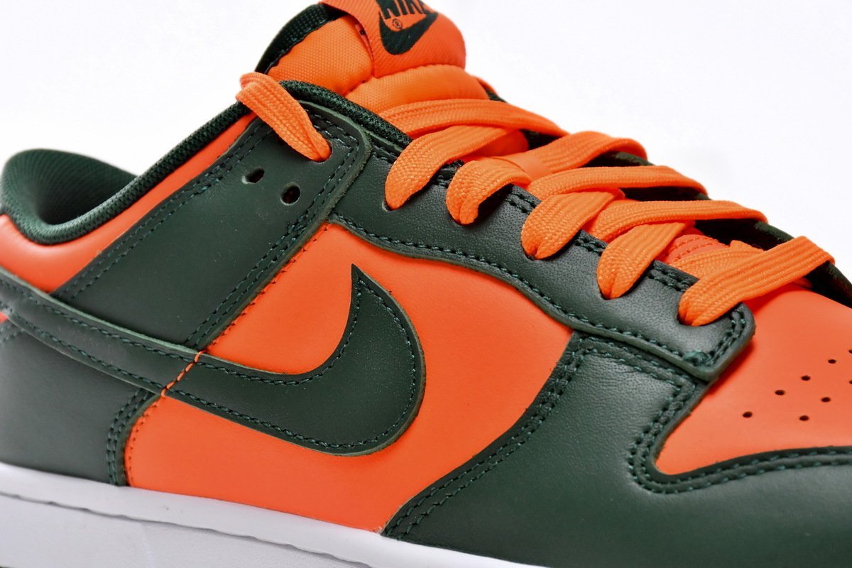 Nike Dunk Low OranGreen - Image 4