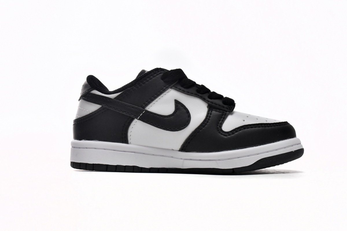 Nike Dunk Low Retro White Black Panda(Kids) - Image 2