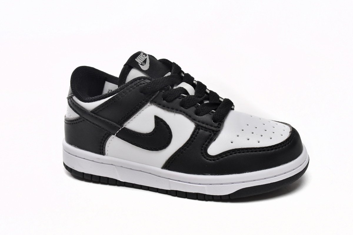 Nike Dunk Low Retro White Black Panda(Kids) - Image 3