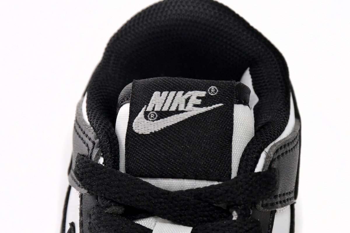 Nike Dunk Low Retro White Black Panda(Kids) - Image 8