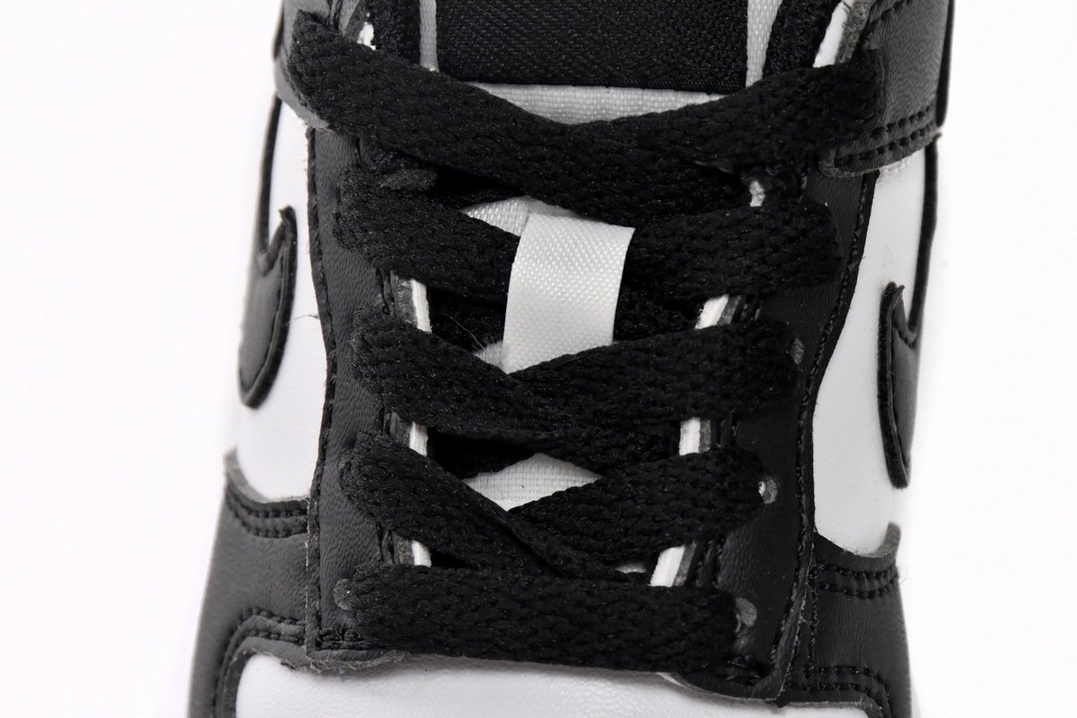 Nike Dunk Low Retro White Black Panda(Kids) - Image 9