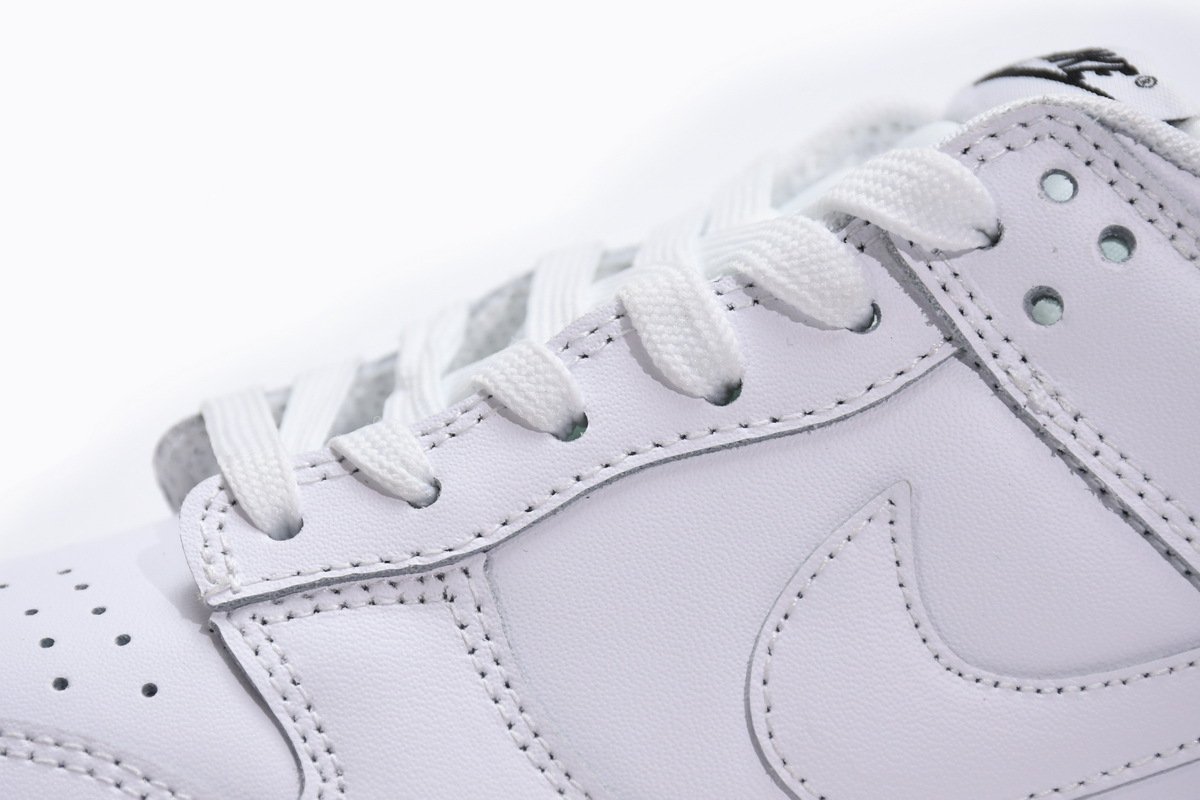 Nike Dunk Low Triple White (2021) (W)? - Image 5