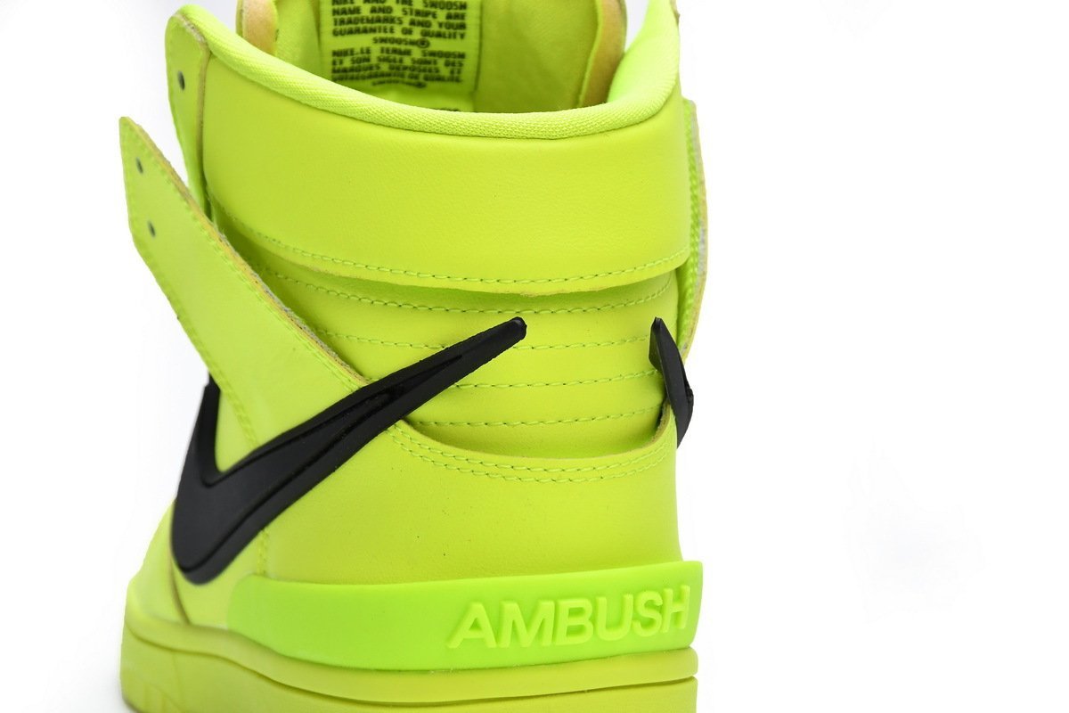 Nike SB Dunk High AMBUSH Flash Lime? - Image 5