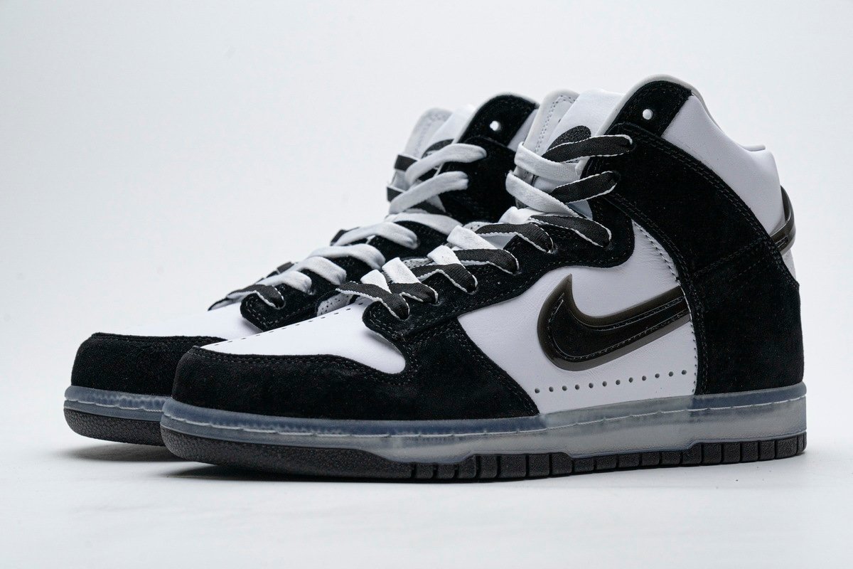 Nike SB Dunk High Slam Jam White Black - Image 2