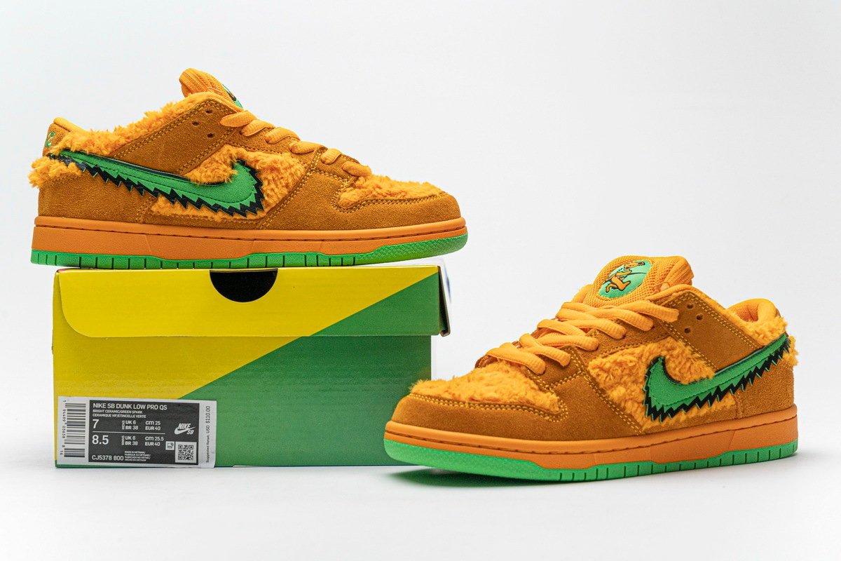 Nike SB Dunk Low Grateful Dead Orange Bear - Image 12