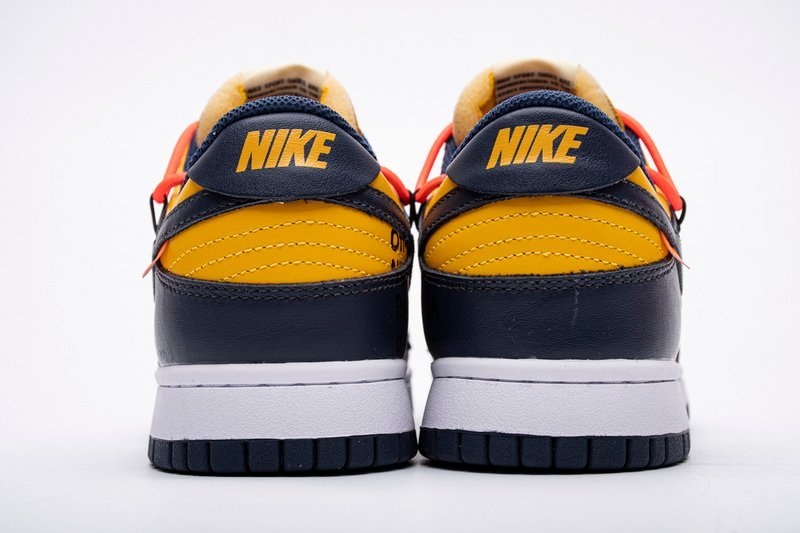 Nike SB Dunk Low Off-White White Michigan - Image 3
