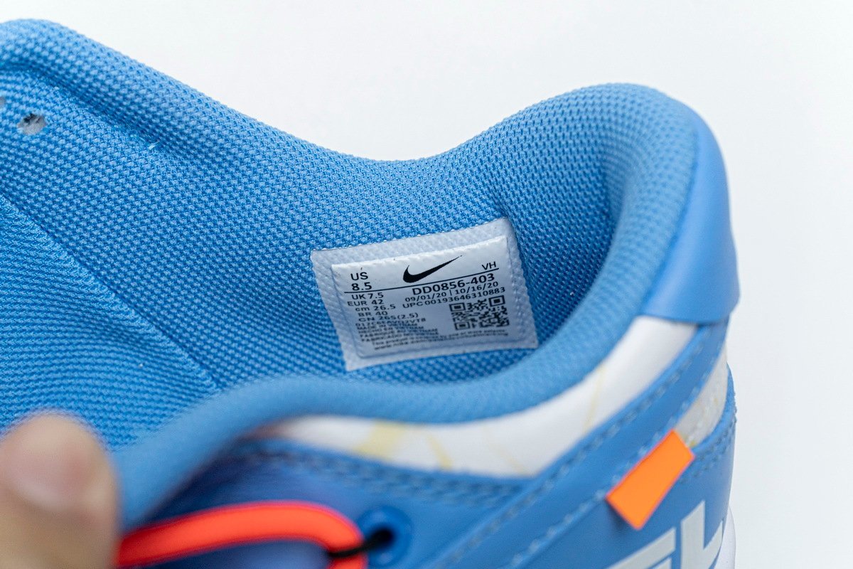 Nike SB Dunk Low UNC x OFF White x Futura - Image 8