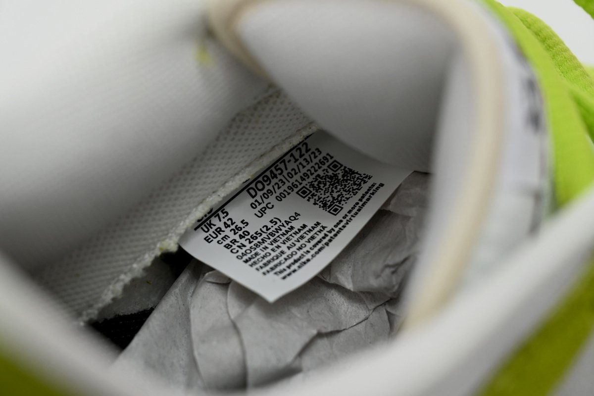 Nk SB Dunk Low ?85? Gray Green Apple Double Hook - Image 6