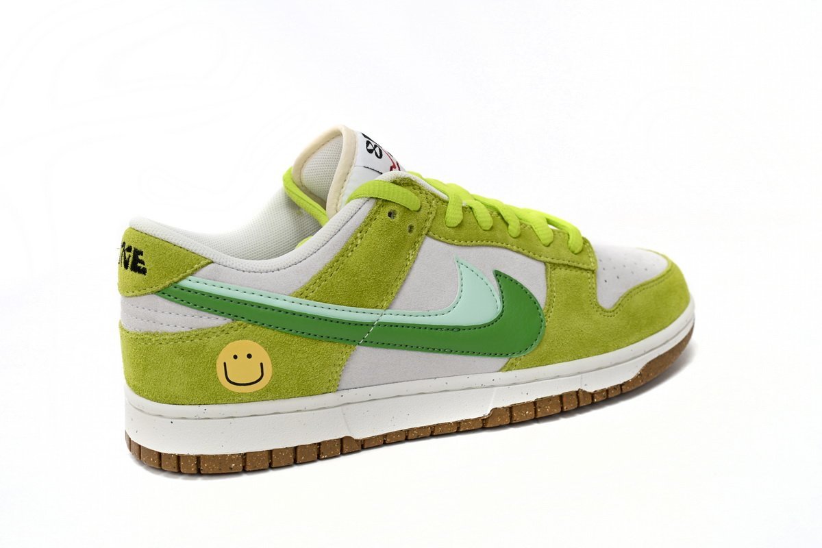 Nk SB Dunk Low ?85? Gray Green Apple Double Hook - Image 3