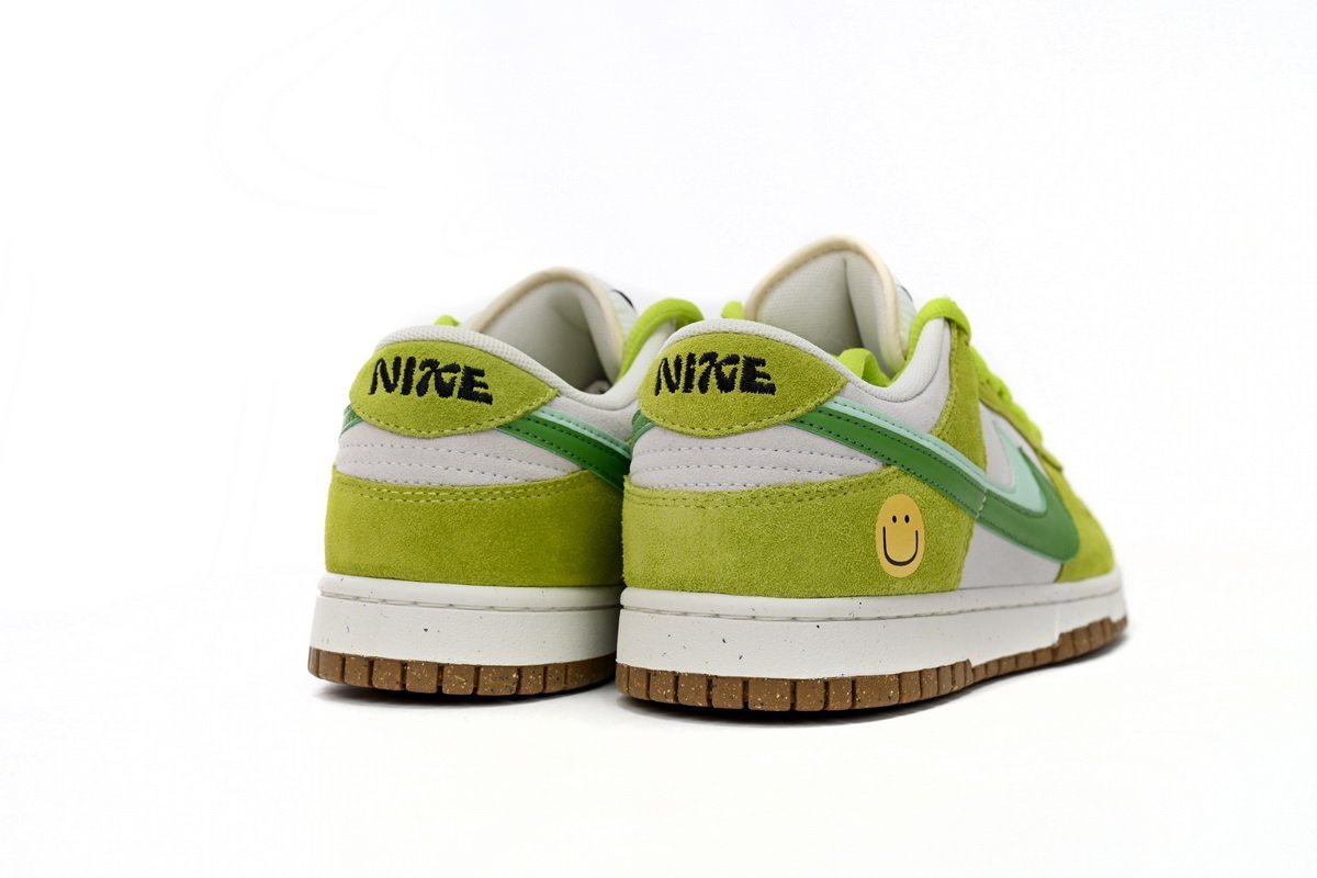 Nk SB Dunk Low ?85? Gray Green Apple Double Hook - Image 11