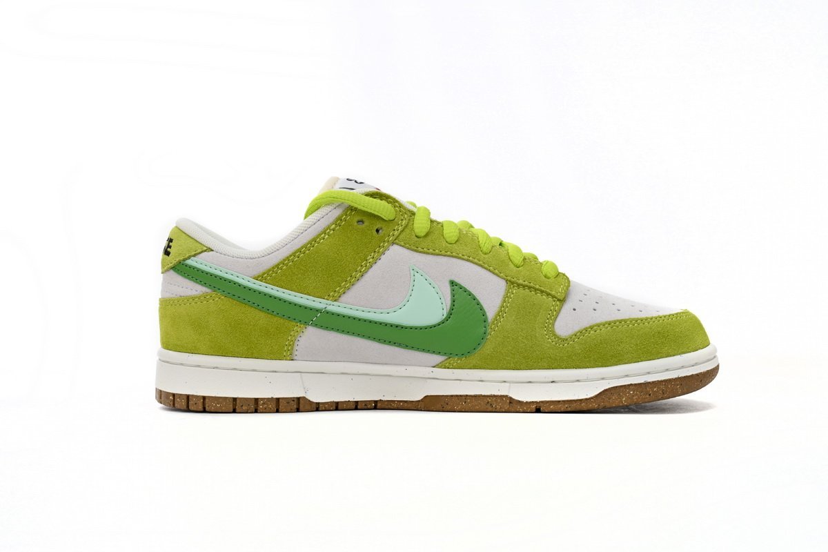 Nk SB Dunk Low ?85? Gray Green Apple Double Hook - Image 2