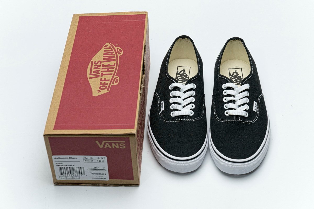 Vans Authentic Black White - Image 14