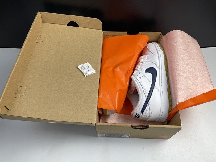 Nike SB Dunk Low Orange Label White Navy CZ2249-100 - Image 13
